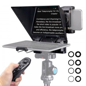 FeelWorld TP2A Portable 8-inch Teleprompter Smartphone/Tablet Prompting Smartphone DSLR