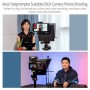FeelWorld TP2A Portable 8-inch Teleprompter Smartphone/Tablet Prompting Smartphone DSLR