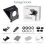 FeelWorld TP2A Portable 8-inch Teleprompter Smartphone/Tablet Prompting Smartphone DSLR