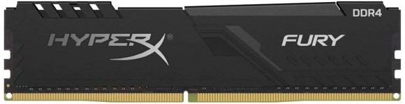 HyperX FURY Memory Black - 8GB Module - DDR4 3000MHz Intel XMP CL15 DIMM (HX430C15FB3/8)