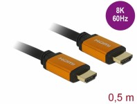 Delock HDMI Cable v2.1 8K 60Hz black 0,5m (85726)