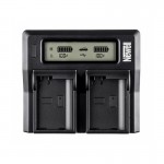 Newell DC-LCD Two-channel Charger for NP-F, NP-FM Series Batteries