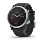 Garmin fenix 6S - Silver with Black Band - Standard (010-02159-01)