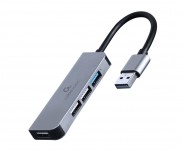 Gembird 4-port USB hub (1 x USB 3.1 + 3 x USB 2.0) (UHB-U3P1U2P3-01)