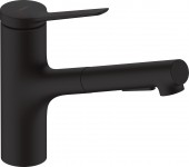 Hansgrohe Zesis M33-150 Virtuves Maisītājs 2jet Melns (74800670)