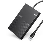 Ugreen hard disk enclosure 2.5 USB 3.2 Gen 1 5Gbps bay for HDD SSD with USB cable black (30719 CM471)