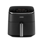 Cosori TurboBlaze Airfryer, 9-in-1 Air Fryer XXL 6L, quiet DC motor with 5 fan speeds Black (CAF-DC601-KEU)