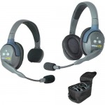 Eartec UltraLITE UL2SD Kit - 2x Ultralite Headphones, Case, Charger