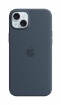 Apple iPhone 15 Plus Silicone Case with MagSafe Storm Blue MT123