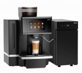 Bartscher KV1 Comfort Automatic Coffee Machine + KV8 Milk refrigerator (190031+190085)