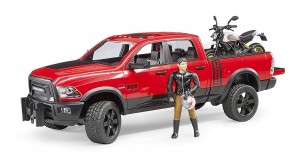 Bruder RAM 2500 Power Wagon including Ducati Desert Sled (02502)