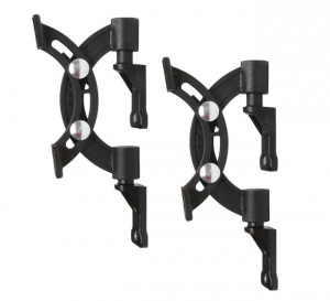 B-tech Ventry BT1 Tilt & Swivel Speaker Mount Black (10kg)