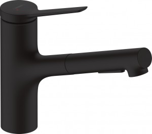 Hansgrohe Zesis M33-150 Virtuves Maisītājs 2jet Melns (74800670)