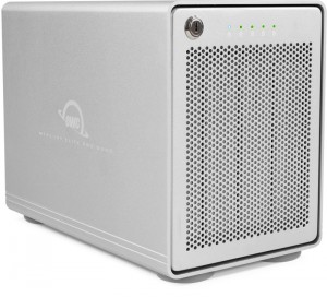 OWC Mercury Elite Pro Quad RAID 4 Bay with USB 3.1 Gen 2 (w./ Softraid OWC/RAID0/1/4/5/1+0) 80TB OWCMEQCTSRT80
