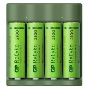 GP ReCyko B421 USB-Charger incl. 4 x ReCyko NiMH AAA 2100mAh (4891199199370)
