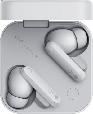 CMF by Nothing Buds Pro 2 Wireless Earbuds with HiFi Sound, 50dB Intelligent Active Noise Cancellation, HD Microphones Light Grey