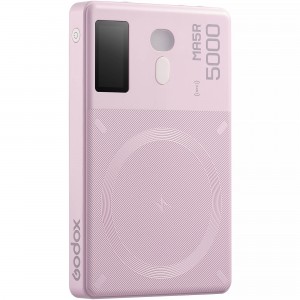 Godox MA5R Mobile Power Bank&RGB LED Light Pink
