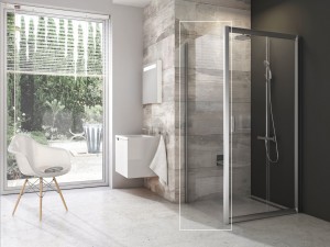 Ravak Dušas Siena BLPS-80 Satīns+Caurspīdīgs Stikls (9BH40U00Z1)