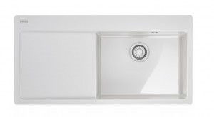 Franke Mythos MYK 611-100 Keramiska Izlietne Glancēta Balta (124.0747.103)