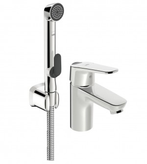 Oras Vega Eko Izlietnes Jaucējkrāns ar Bidetta Rokas Dušu (1812FGG)