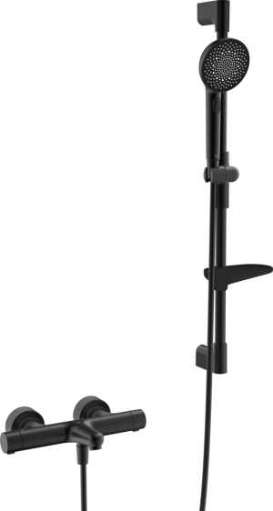 Oras Aurelia Vannas un Dušas Jaucējkrāni ar Dušas Kompl. Matēts Melns (4749-33)