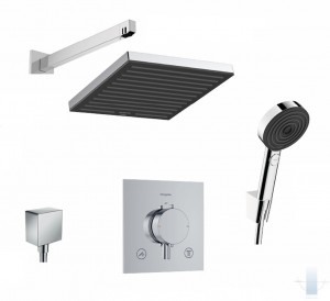 Hansgrohe Pulsify/Ecostat Termostata Dušas Komplekts 5in1 Hroms (KOMP-HANSG16)