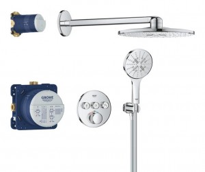 Grohe Grohtherm SmartControl SmartActive 310 Iebūvējumā Dušas Sistēma Hroms (34863000)
