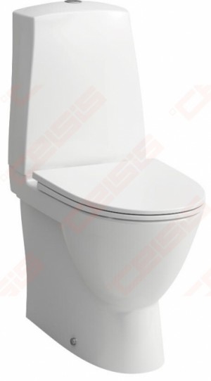 Laufen Pro Nordic Rimless+LCC Pārklājums Brīvi Stāvošs WC Pods ar Skalojamo Kasti (28968-400737)