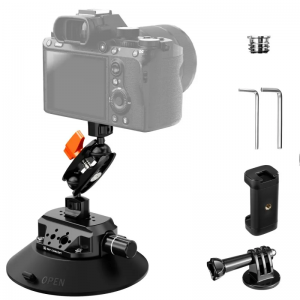 K&F Concept 6 Suction Cup Camera Mount with Magic Arm KF31.136
