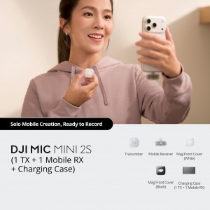 DJI Mic Mini 2S (1 TX + 1 Mobile RX + Charging Case)