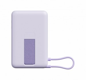PowerBank Magnetic 10000 with stand purple