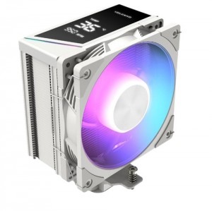 CPU air cooler Volcano 0C T202 LCD ARGB 120 białe