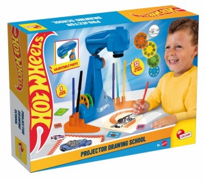 Hot Wheels Projector drawing school set