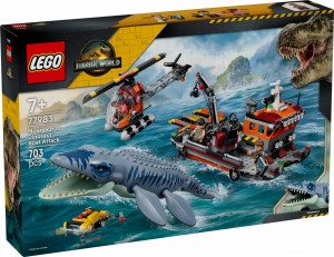 LEGO Jurassic World 77983 Mosasaurus Dinosaur Boat Attack
