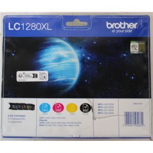 SALE OUT. Brother LC1280XL Multipack Ink Cartridge C/M/Y/BK | Brother Multipack | LC1280XL | Ink Cartridge | Magenta, Cyan, Yellow, Black | DAMAGED PACKAGING