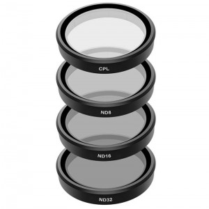 TELESIN Filter set CPL/ND8/ND16/ND32 for DJI Action 3