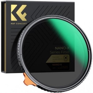 K&F Concept K&F 58MM Variable ND Filter True Color ND2-ND32
