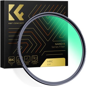K&F Concept K&F 105MM XU06 Nano-X B270 MCUV Filter, HD, Waterproof, Anti Scratch, Green Coated
