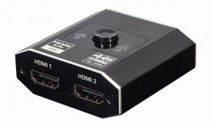 Gembird DSW-HDMI-21 Bidirectional HDMI 4K switch, 2 ports, black