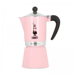 Coffee maker Bialetti Primavera Rainbow 6tz 300 ml Pink