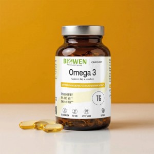 BIOWEN Omega 3 Forte 660 mg EPA, 440 mg DHA – food supplement for humans – 90 capsules