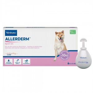 VIRBAC Allerderm Spot On - product for dogs - 6x4ml