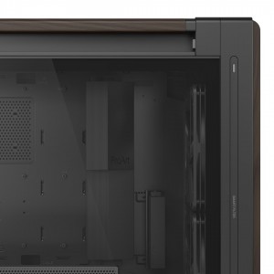 ASUS ProArt PA602 Wood Edition Modern Black - Tempered Glass Panel Midi Tower Black, Wood