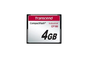 MEMORY COMPACT FLASH 4GB/TS4GCF180I TRANSCEND