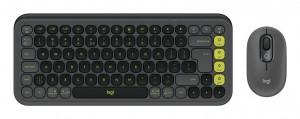 KEYBOARD +MOUSE COMBO POP ICON/GR/GREEN 920-013140 LOGITECH