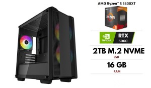 PC | AMD Ryzen 5 5600XT, 16GB 3200MHz, SSD NVME M.2 2TB, RTX 5060