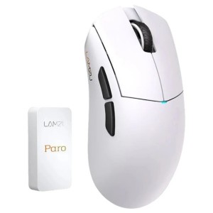 LAMZU PARO AURORA Wireless Optical Gaming Mouse | 30000 DPI | 8K Compatible | White