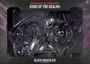 D&D Icons of the Realms: Black Dracolich Boxed Miniature