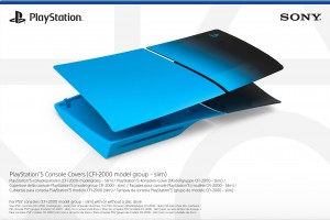 PS5 Slim Console Cover (Rhythm Blue)