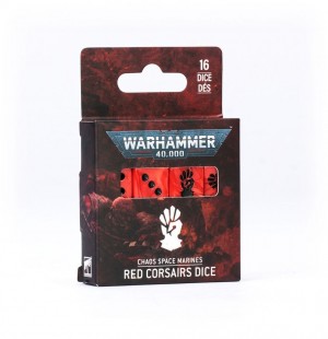 Warhammer 40,000 - Chaos Space Marines: Red Corsairs Dice